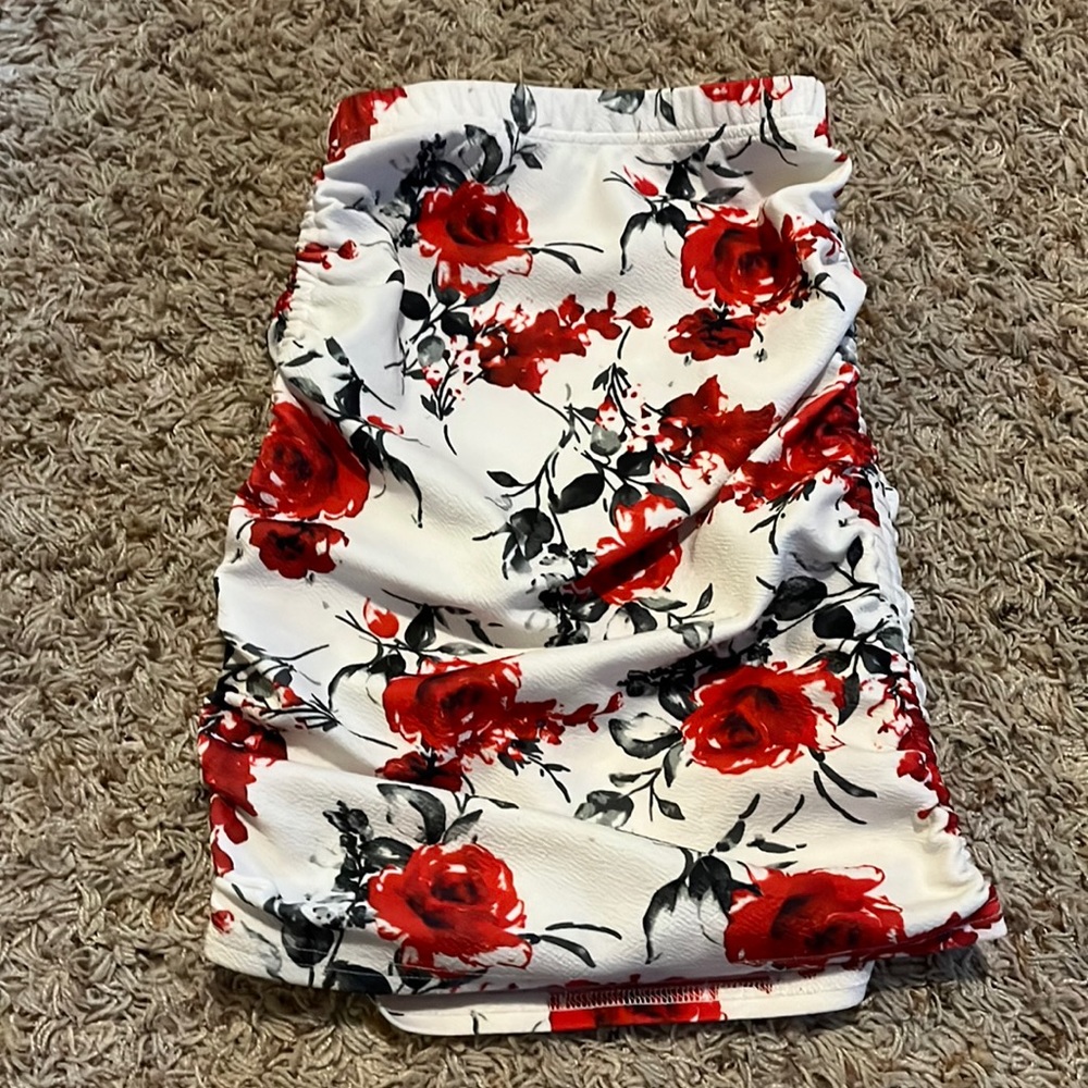 Ruched skirt